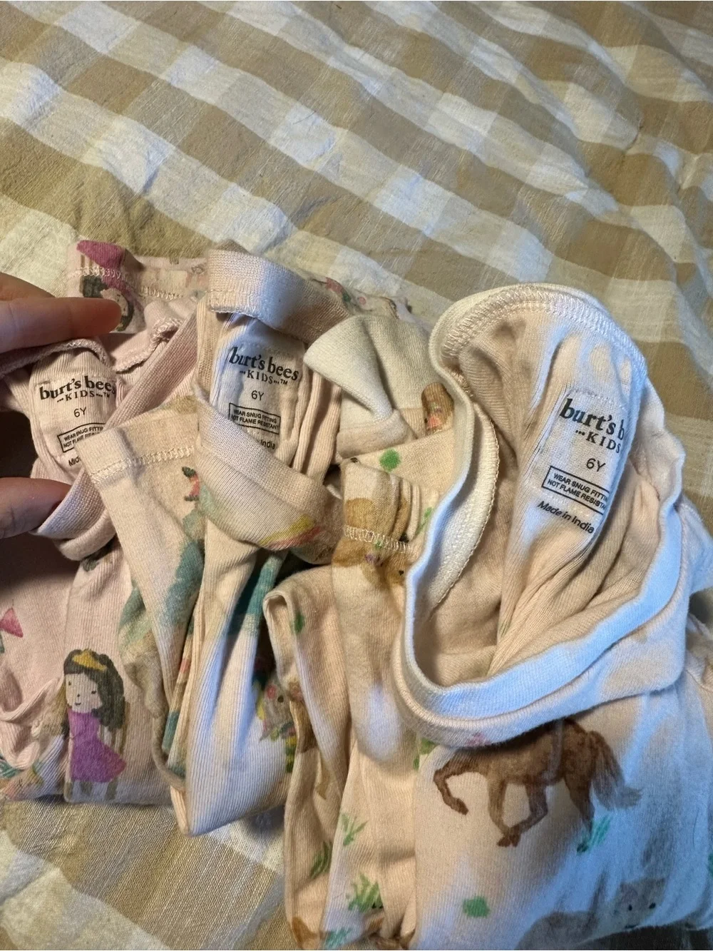 3 sets of PJs